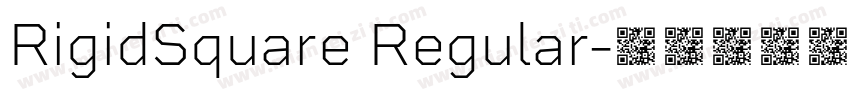 RigidSquare Regular字体转换